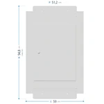 MASTER Evo Color — Vue arrière cotée