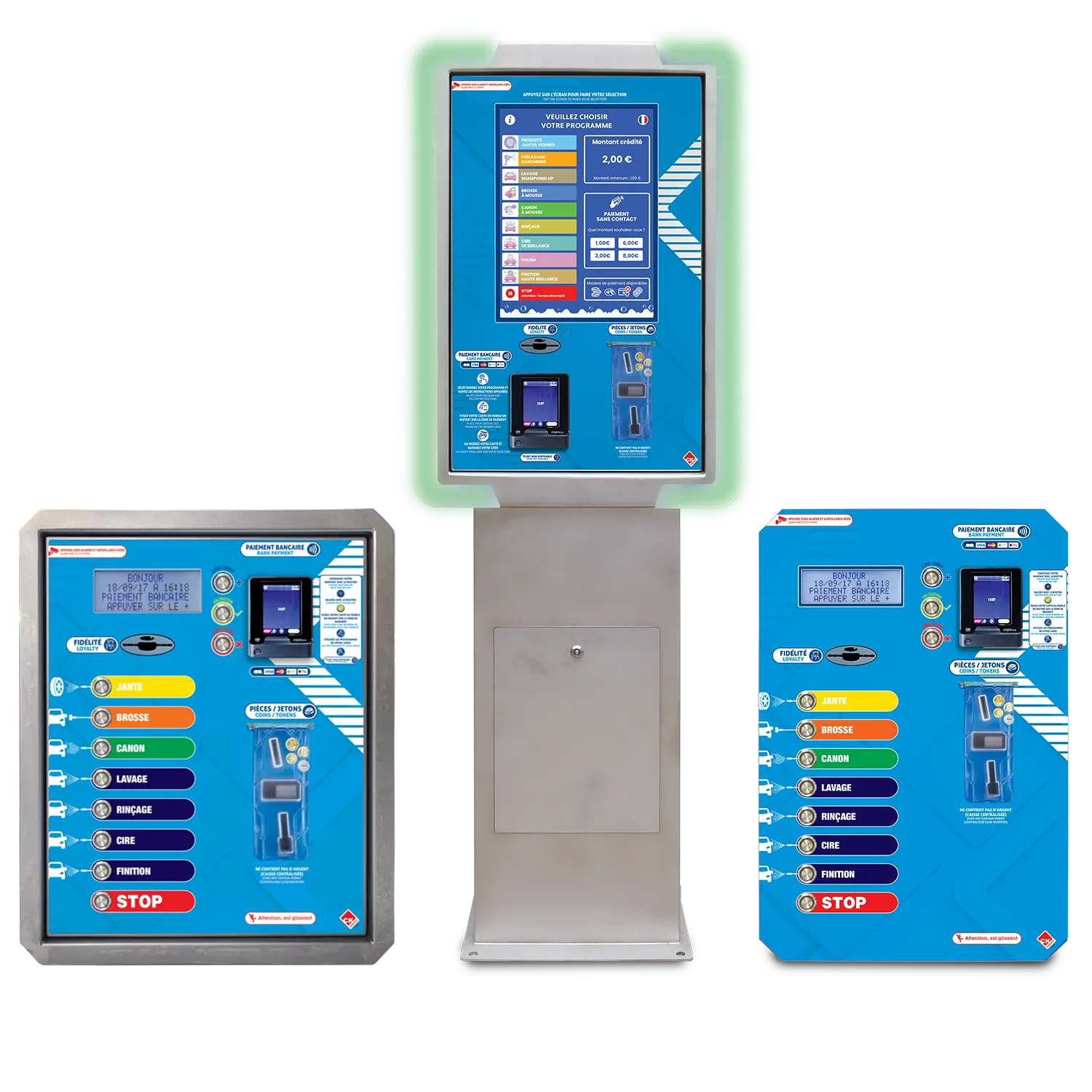 Pupitres de commande haute pression