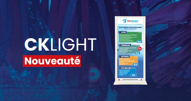 CK-Light : Le panneau LED double face qui booste la visibilité de votre portique de lavage